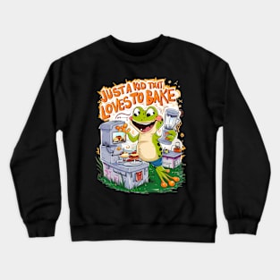 Culinary Explorer: Frogs Stove Adventure Crewneck Sweatshirt